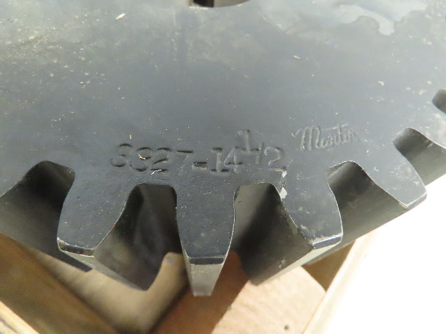 Martin S327-14 1/2 External Tooth Spur Gear 3DP 14.5°PA 27-Teeth 2 3/8" Bore