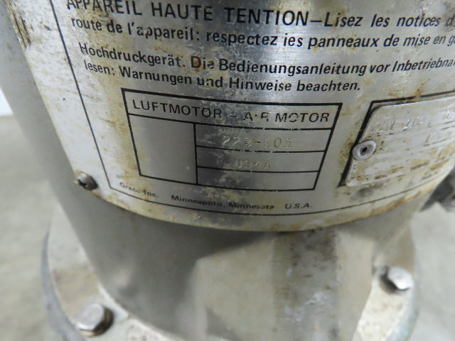 Graco 233-905 Bulldog Air Motor & 5:1 Pump Assembly 210-208