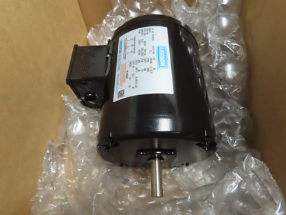 Leeson PR143294 Electric Motor 1/2HP 3450RPM 460V 3PH 48 Frame 1/2"Shaft