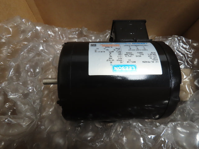 Leeson PR143294 Electric Motor 1/2HP 3450RPM 460V 3PH 48 Frame 1/2"Shaft