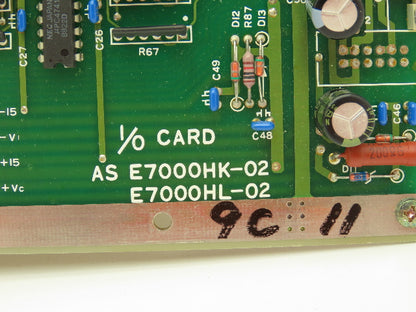 Yokogawa AS E7000HK-02 I/O Card E7000HT Slot Card Rack PLC 34 Inputs