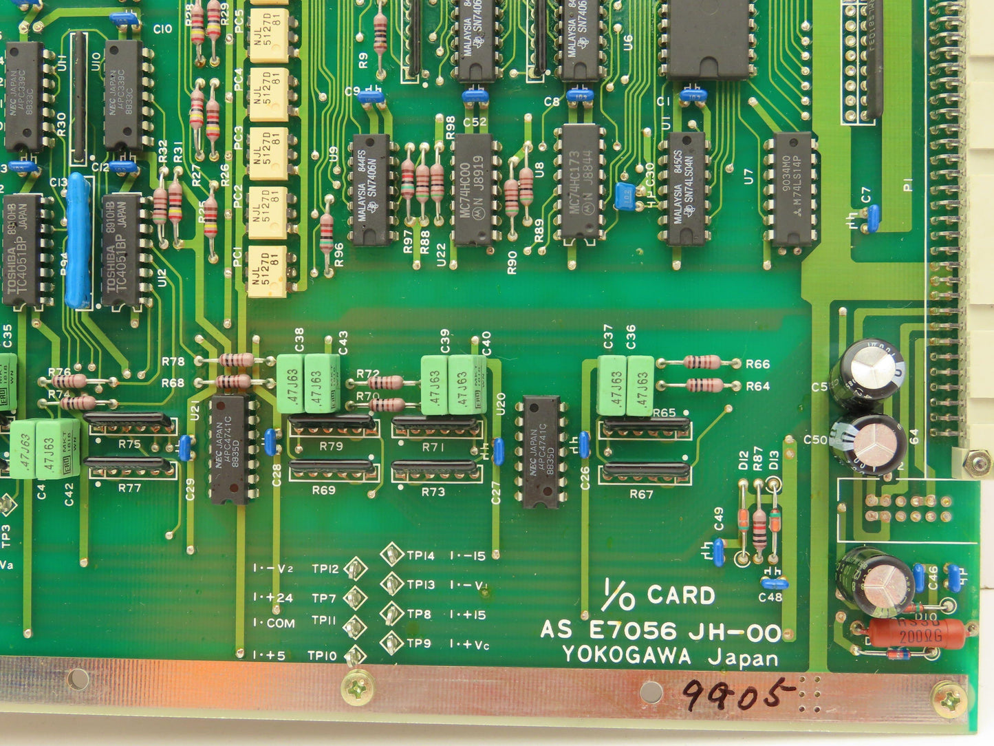 Yokogawa AS E7056 JH-00 I/O Card E7000HT Slot Card Rack PLC 34 Inputs