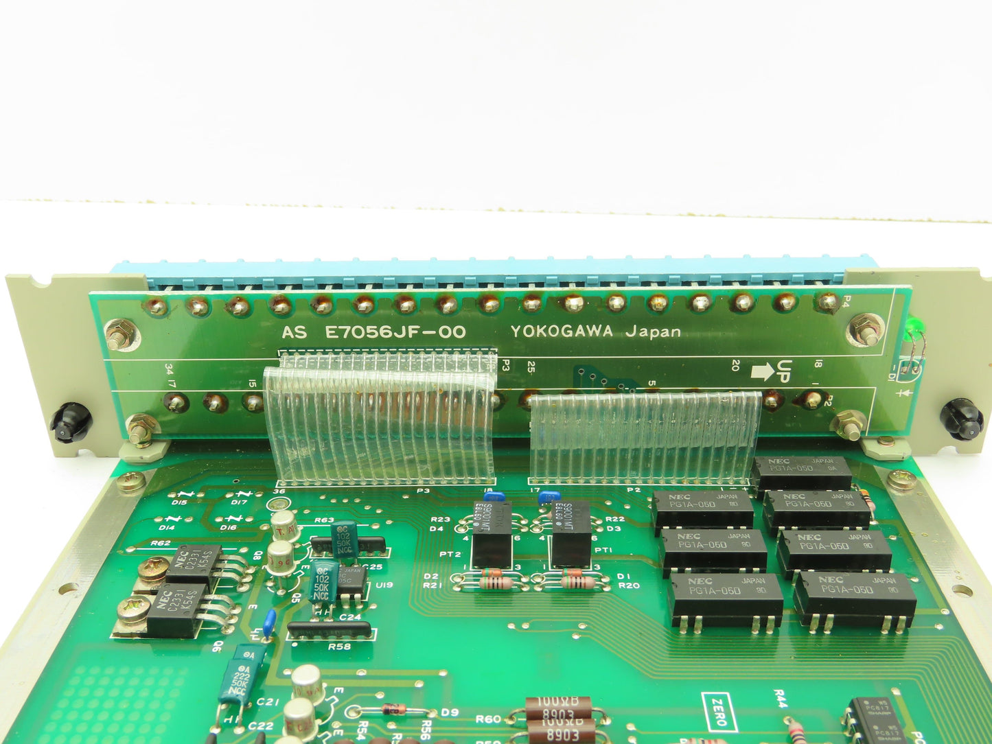 Yokogawa AS E7056 JH-00 I/O Card E7000HT Slot Card Rack PLC 34 Inputs