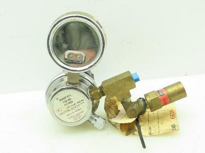 Concoa 8065267-01-1 Oxygen Gas Regulator 3000PSI Inlet 400PSI Gauge CGA 540