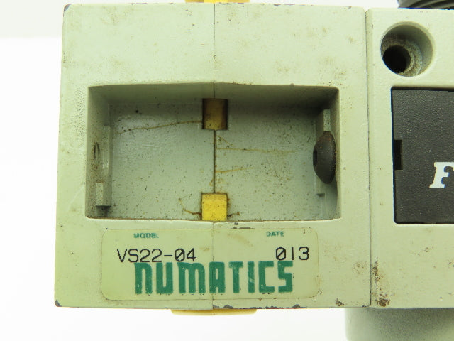 Numatic C22D-04M Pneumatic Coalescing Filter/Reg w/VS22-04 Shut-Off Valve .5"NPT