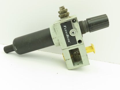 Numatic C22D-04M Pneumatic Coalescing Filter/Reg w/VS22-04 Shut-Off Valve .5"NPT