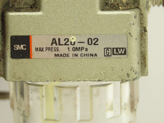 SMC AF20-02C Pneumatic Filter AR20-02G Regulator AL20-02 Lubricator Combo 1.0MPa