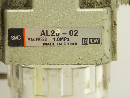 SMC AF20-02C Pneumatic Filter AR20-02G Regulator AL20-02 Lubricator Combo 1.0MPa