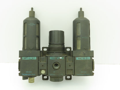 Wilkerson F18-03-SK00 Numatic Filter R18-03-F000 Reg L18-C3-LK00 Lubricator Assy
