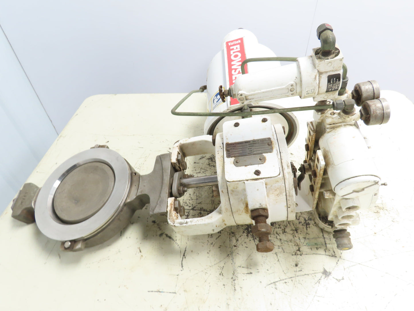 Flowserve Valdisk 6" Actuated Stainless Control Valve Assembly W/Logix 3200MD