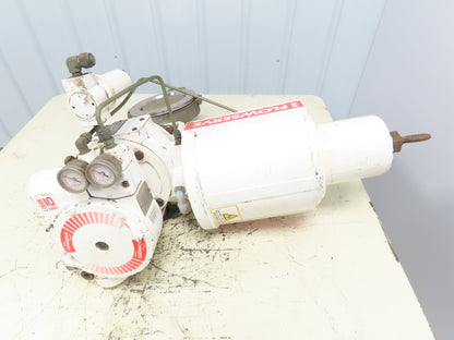 Flowserve Valdisk 6" Actuated Stainless Control Valve Assembly W/Logix 3200MD