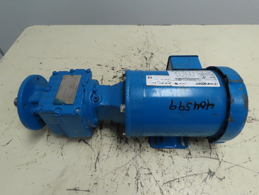 Sew-Eurodrive RF27AM56 In-Line Gear Reducer 11.86:1 Ratio w/Elec Motor 3/4HP 3PH