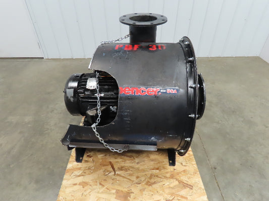 Spencer Turbine Centrifugal Blower 20 HP 208-230/460v 3Ph