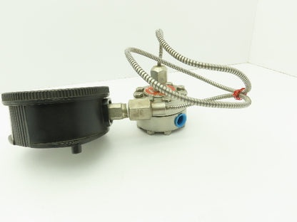 Ametek/M & G Div. Type SK 316L SS Diaphragm w/USG Solfrunt 3500PSI Gauge 1/2"NPT