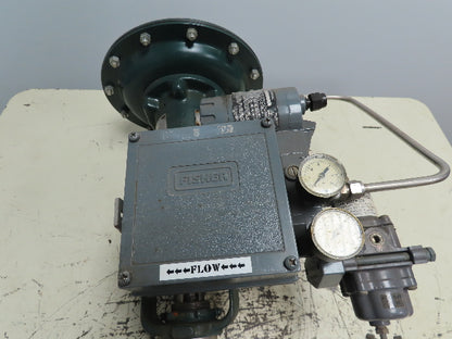 Fisher Control Pneumatic Diaphragm Actuator Lined PTFE Valve 1" Actuator 30 Sz