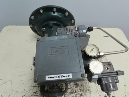 Fisher Control Pneumatic Diaphragm Actuator Lined PTFE Valve 1" Actuator 30 Sz
