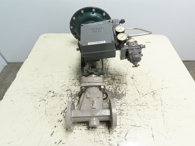 Fisher Control Pneumatic Diaphragm Actuator Lined PTFE Valve 1" Actuator 30 Sz
