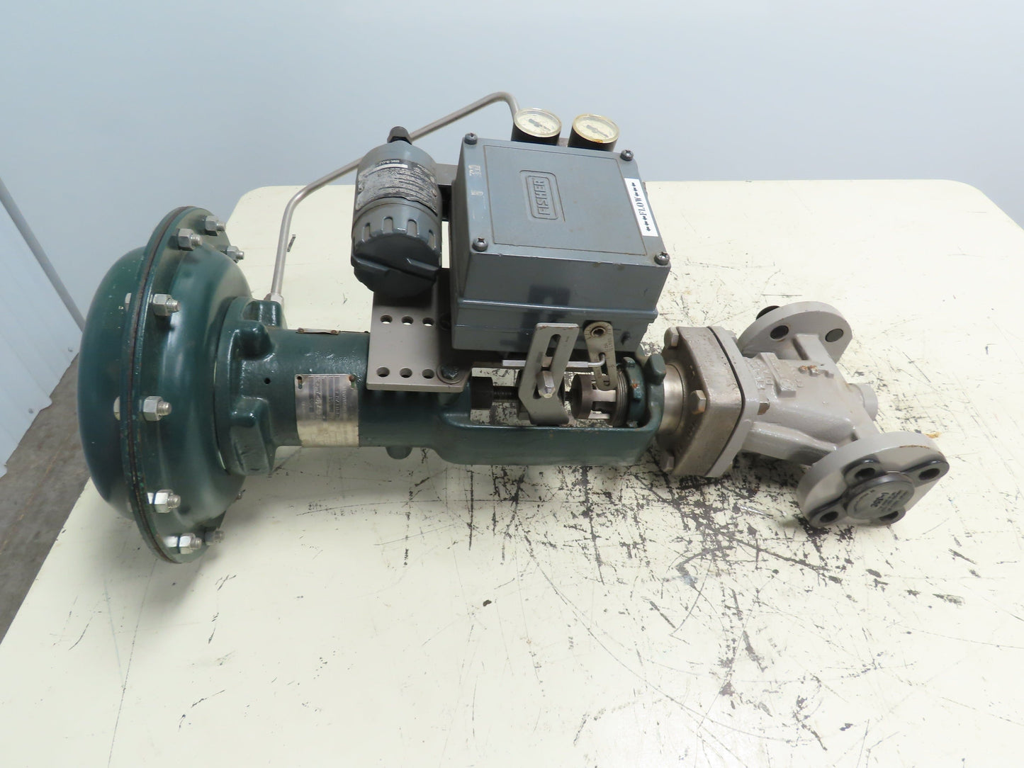 Fisher Control Pneumatic Diaphragm Actuator Lined PTFE Valve 1" Actuator 30 Sz