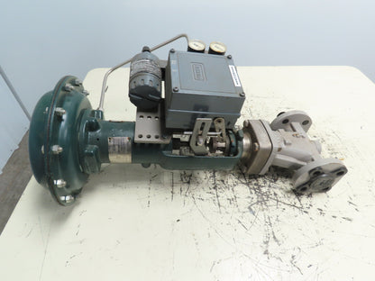 Fisher Control Pneumatic Diaphragm Actuator Lined PTFE Valve 1" Actuator 30 Sz