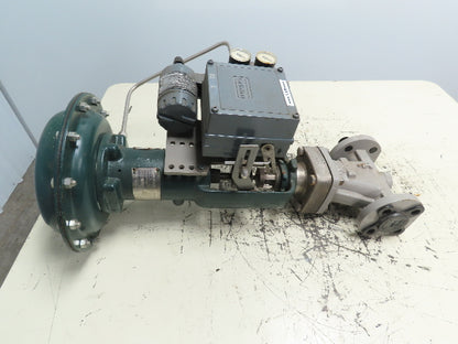 Fisher Control Pneumatic Diaphragm Actuator Lined PTFE Valve 1" Actuator 30 Sz