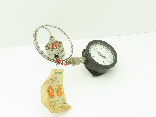 Ametek/M&G Div Type SK 316L SS Diaphragm w/USG Solfrunt 3500PSI Gauge Stock Bore