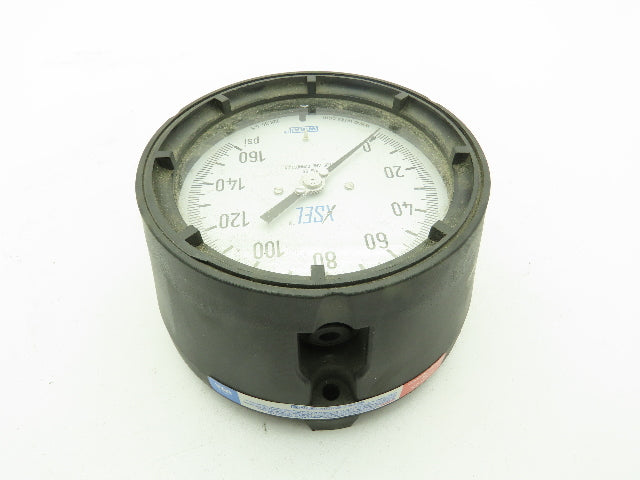 Wika 23x.34 4.5 XSEL Pressure Gauge 0-160PSI 316SS Tube/Conn. Lower Mount .5"NPT