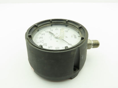 Wika Pressure Gauge 0-60PSI 1/2"NPT 316 SS Tube/Conn. Lower Mount 4.5"Dial