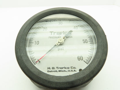 H.O. Trerice 52-2198 Pressure Gauge 0-60PSI 1/4"NPT Lower Mount 4-1/2"Dial
