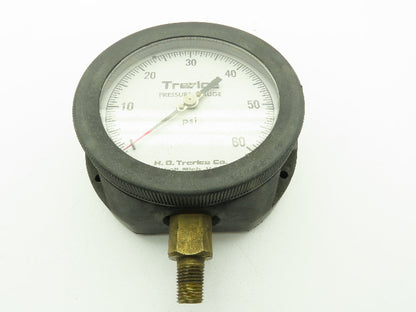 H.O. Trerice 52-2198 Pressure Gauge 0-60PSI 1/4"NPT Lower Mount 4-1/2"Dial
