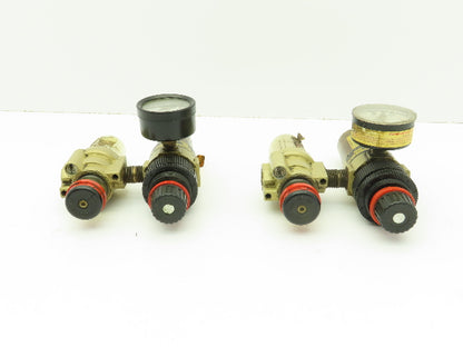 Norgren B07-202M1KA Pressure Filter Reg 150PSI w/L07-200MPAA Lubricator LOT OF 2