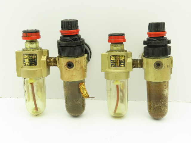 Norgren B07-202M1KA Pressure Filter Reg 150PSI w/L07-200MPAA Lubricator LOT OF 2