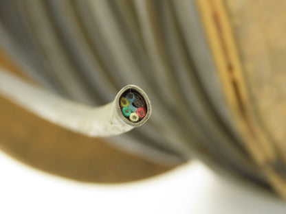Alpha Wire 2254/6 Multi-Conductor Cable Shielded 6 C Conductor 22 Awg Slate 400'
