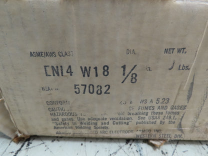 Armco ENI4 W18 57082 1/8" Submerged Arc Welding Wire 60# Coil