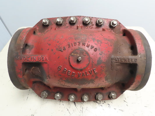 Red Valve 6" Pinch Valve Type A