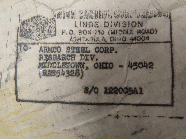 Union Carbide Linde 100 Welding Wire 1/8" Mig 55 LBS Spool
