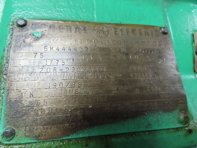 Spencer Turbo Compressor 07575 13500 CFM 75 Hp Blower