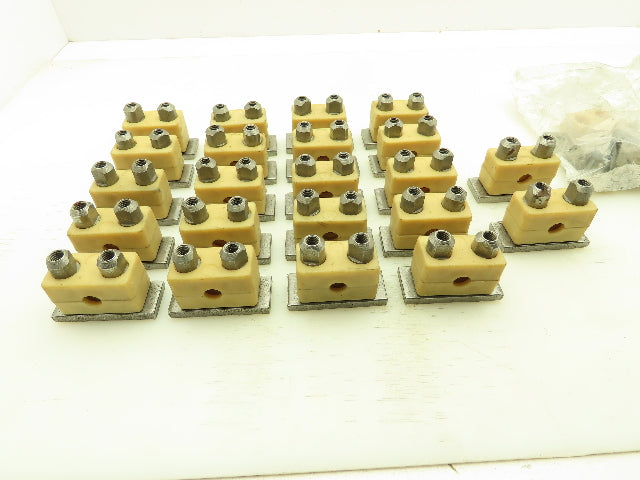 Behringer SH3050-SP 1/2" Pipe Tube Clamp Heavy Duty Zinc-Plated Steel Lot of 23