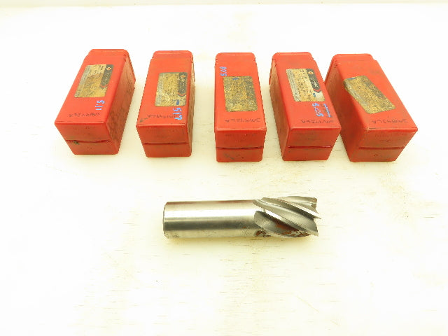 Cleveland Twist Drill 6FLT SE M7 HSS CC Endmill W/ Special Flat Lot of 6