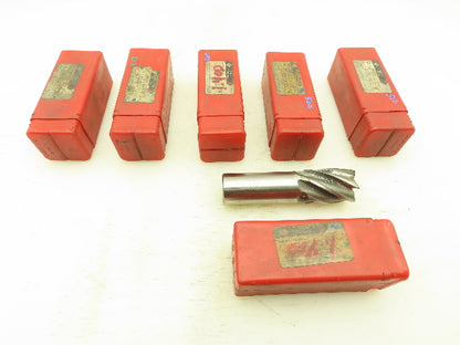 Cleveland Twist Drill Q69905-1 6FLT SE M7 HSS CC Endmill Special Flat Lot of 6