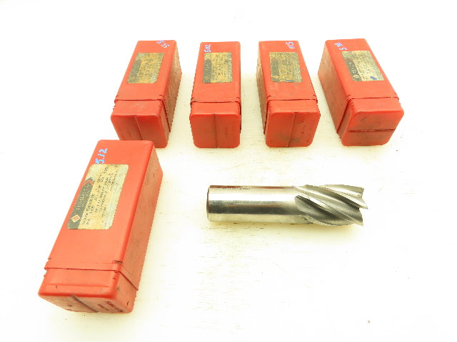Cleveland Twist Drill 6241060030 6FLT SE M7 HSS CC Endmill Special Flat Lot of 5