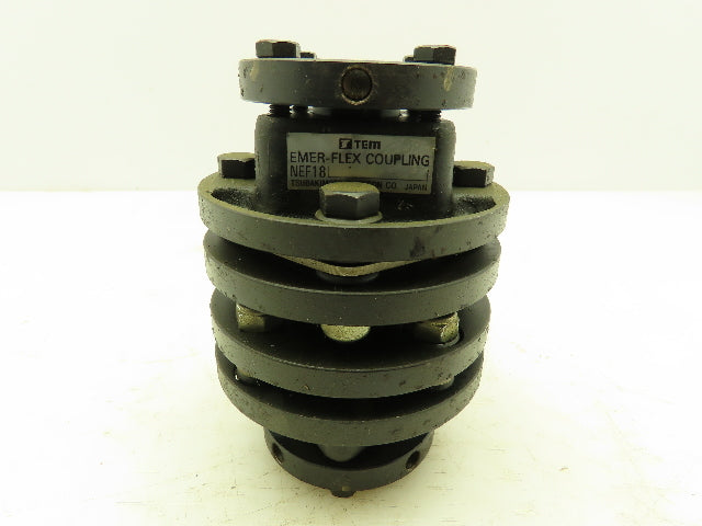 Tsubakimoto NEF18 Emer-Flex Double Flex Disc Coupling 7/8" to 7/8" Bore