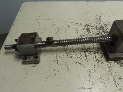 Ball Screw Drive Axis Actuator 11" Travel 32mm Shaft 1" End Heavy Duty