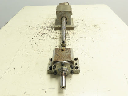 Ball Screw Drive Axis Actuator 11" Travel 32mm Shaft 1" End Heavy Duty