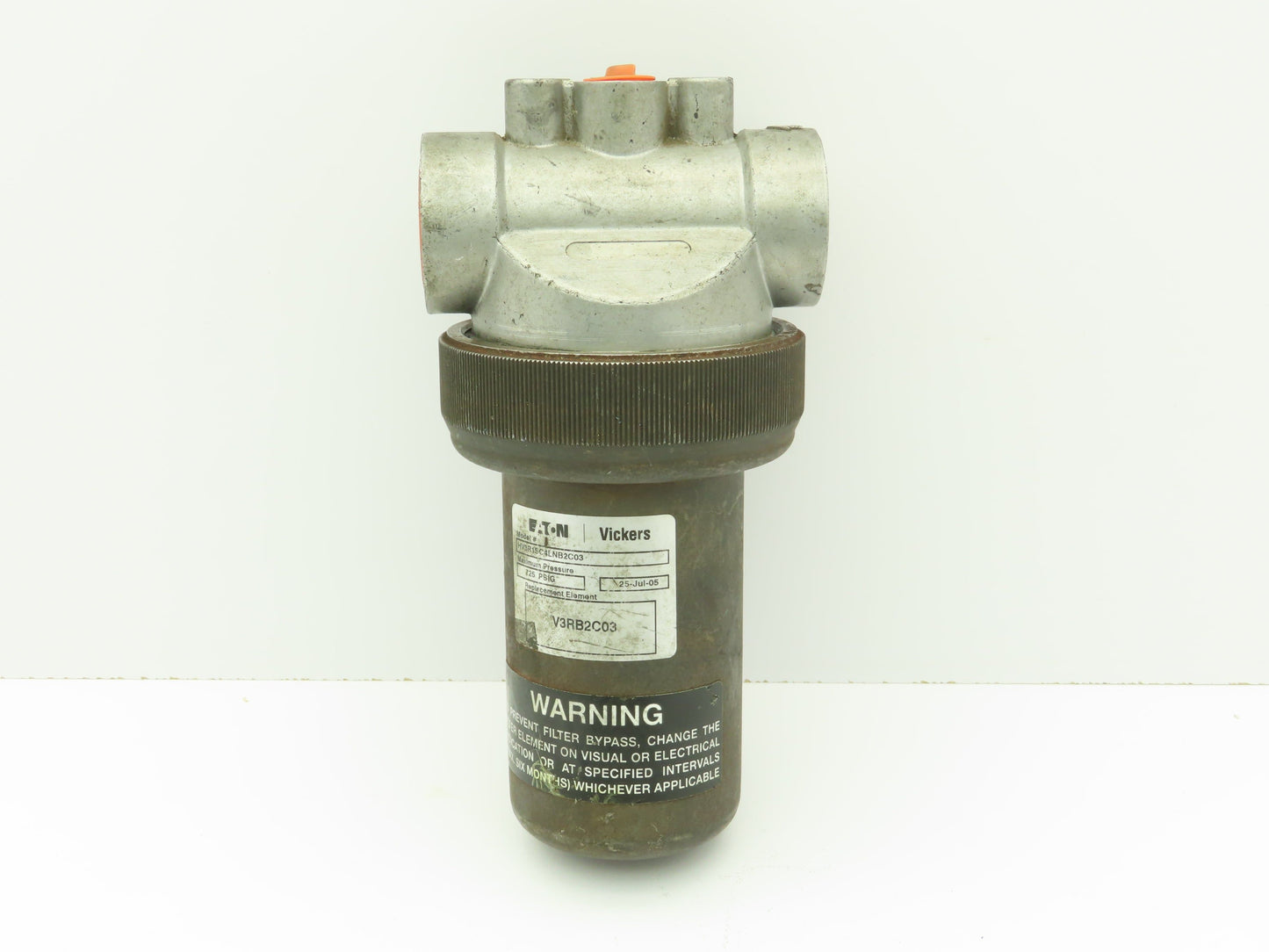 Eaton HV3R1SC4LNB2C03 Vickers Hydraulic Filter Housing w/Element 725PSI 1.25"NPT