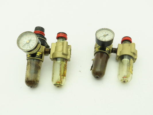 Norgren B07-202M1KA Pneumatic Filter Regulator w/Lubricator 150PSI LOT OF 2