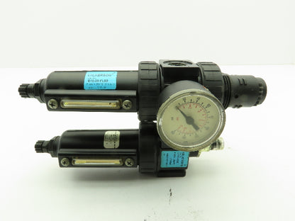 Wilkerson B12-03-FLS0 Pneumatic Filter Regulator w/Lubricator 3/8"NPT 250PSI