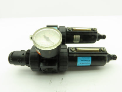 Wilkerson B12-03-FLS0 Pneumatic Filter Regulator w/Lubricator 3/8"NPT 250PSI