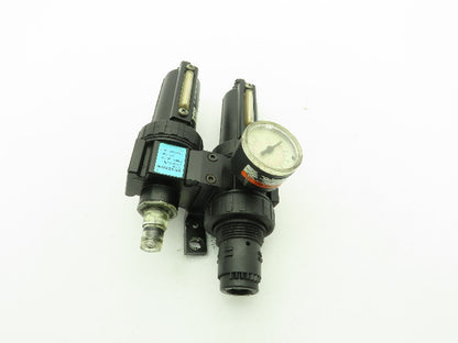 Wilkerson B12-03-FLS0 Pneumatic Filter Regulator w/Lubricator 3/8"NPT 250PSI