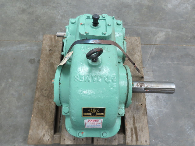 D. O. James Gear MFG. Size 105 HD 25:1 Gear Reducer 5 Hp. Helical Gearbox