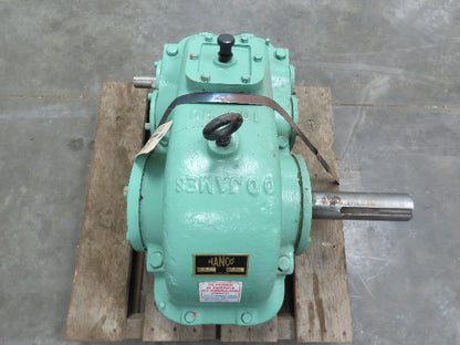 D. O. James Gear MFG. Size 105 HD 25:1 Gear Reducer 5 Hp. Helical Gearbox